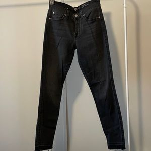 7 for all mankind ankle gwenevere grey jean